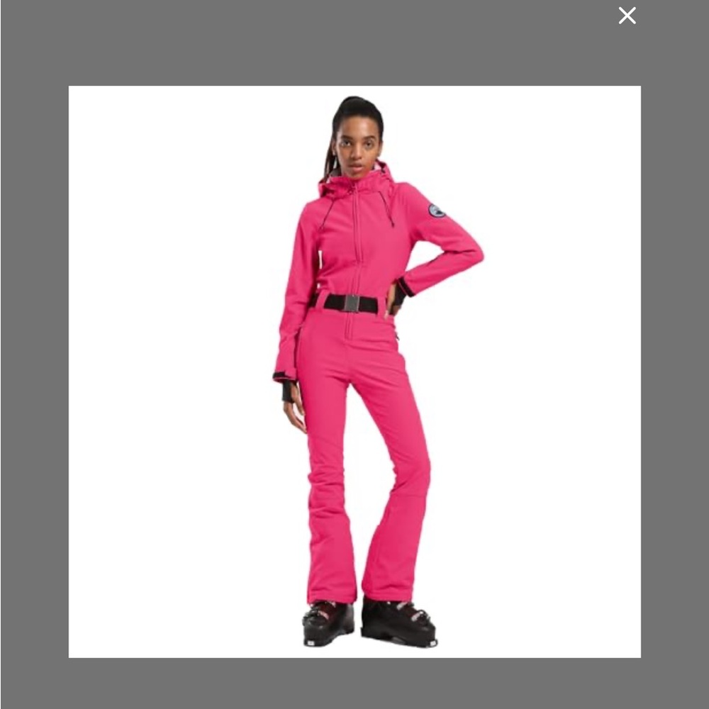 GSOU Goldbergh inspired pink snowsuit